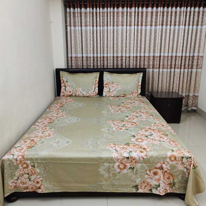 Cotton,Unique,Design,Bedsheet,with,Pillow,covers