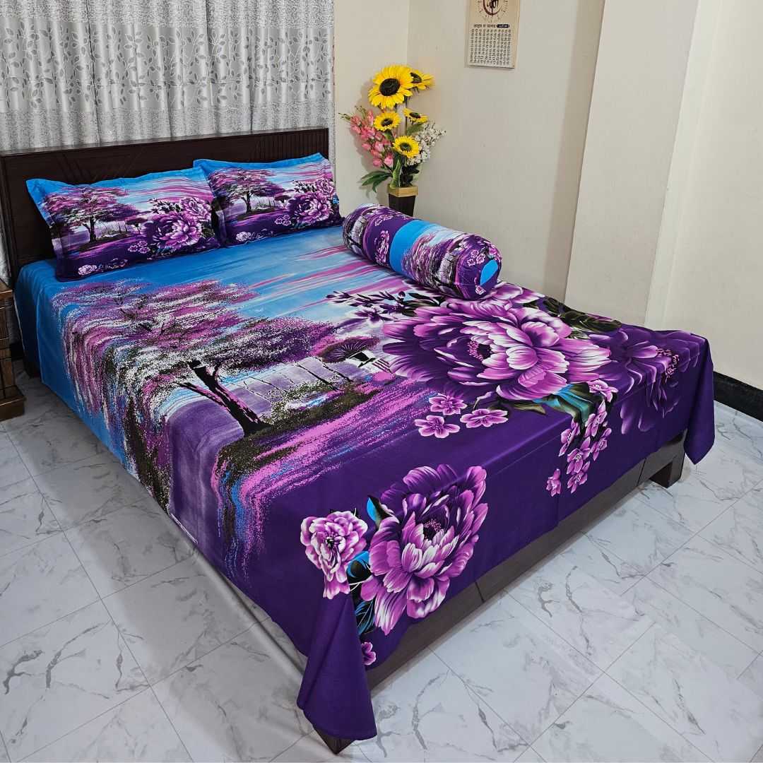 Luxury,King,size,Bed,Sheet,with,Matching,Pillow,covers,2314 - Home & Garden > Linens & Bedding > Bedding > Bed Sheets
