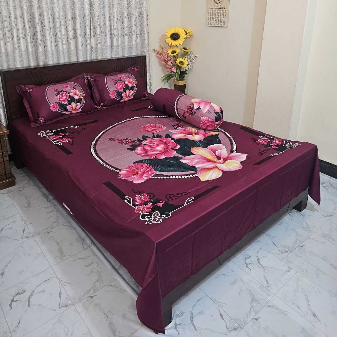 Luxury,King,size,Bed,Sheet,with,Matching,Pillow,covers,2314 - Home & Garden > Linens & Bedding > Bedding > Bed Sheets